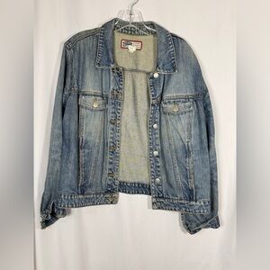 Old Navy Blue Jeans Jacket. Large